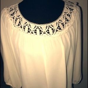 $5 Sale! Xhilaration Lovely Cream Blouse